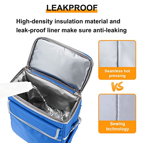 VKKZAAW Cooler Backpack,36Cans Backpack Cooler Insulated Leak Proof Waterproof Soft Sided Cooler Bag,Beach Camping Cooler,...