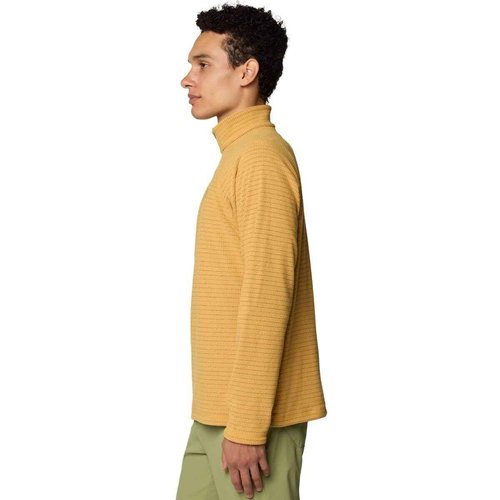 Mountain Hardwear Men's Summit Grid Half Zip, Sundown Gold, Medium