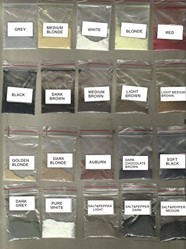 50g Hair Building Fibers - 50 Gram Refill - Refill Your Existing Fiber Bottle - Hair Filler Fibers - by Finally Hair (50g 50gr 50gram 50 G Gr Dark Salt & Pepper - Soft Black with a touch of Gray)