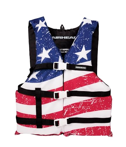 Sportstuff Type III Life Jacket US Coast Guard Approved Open Sides with 3 Body Belts & Buckles Quick Dry Fabric, Secure Fi...
