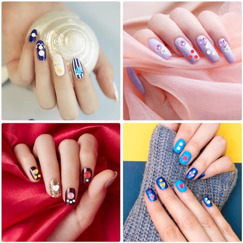 QXUJI 6 Sheets Eye Body Face Gems Jewels, Self-adhesive Rhinestone Makeup Stickers, with 3 Colors Face and Body Glitter Ge...