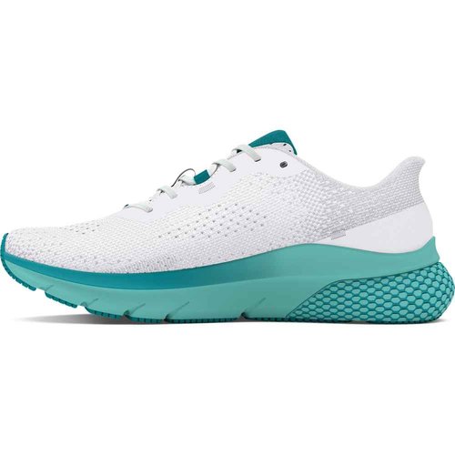 Under Armour Women's HOVR Turbulence 2, (102) White/White/Circuit Teal, 8.5, US