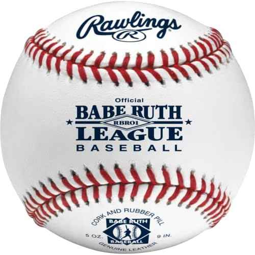 Rawlings | Babe Ruth League Baseballs | Competition Grade | RBRO1 | Youth/14U | Multiple Count Options
