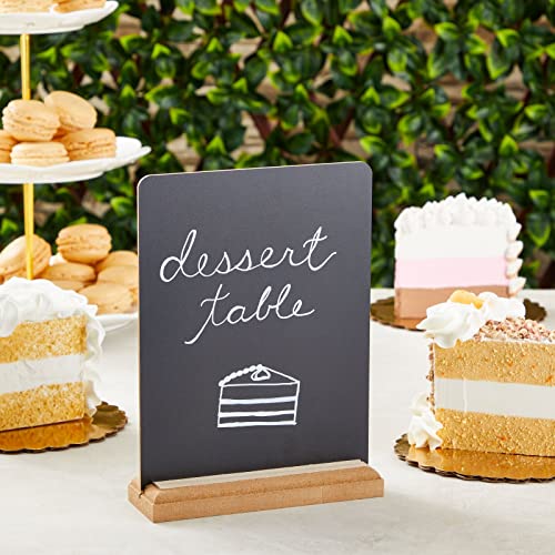 6 Pack Mini Chalkboard Signs with Stand for Table Decorations, Restaurant Food Display, Message Boards, Small Business, We...
