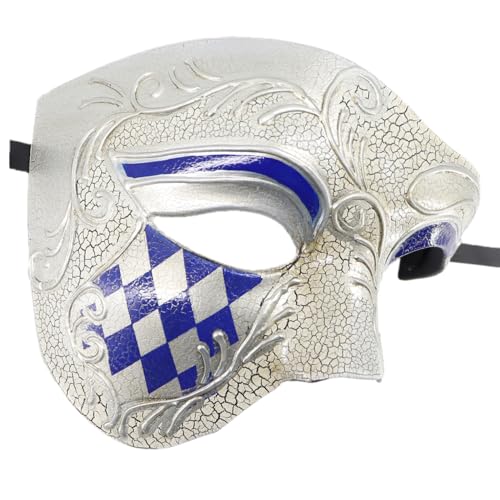 Coolwife Masquerade Mask Vintage Phantom Of The Opera One Eyed Half Face Costume