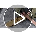 Dragon Creek Tactical Knife Kydex - Outdoor Survival Knife with Sheath D2 Steel Blade G10 Full Tang Handle for Camping Hik...