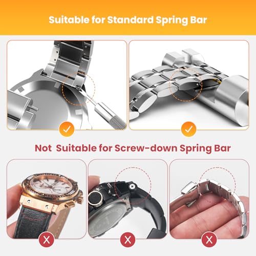 JOREST Watch Link Removal Tool, Watch Band Tool Kit, Repair Kit for Watch Bracelet Adjustment and Replacement and Resizin...