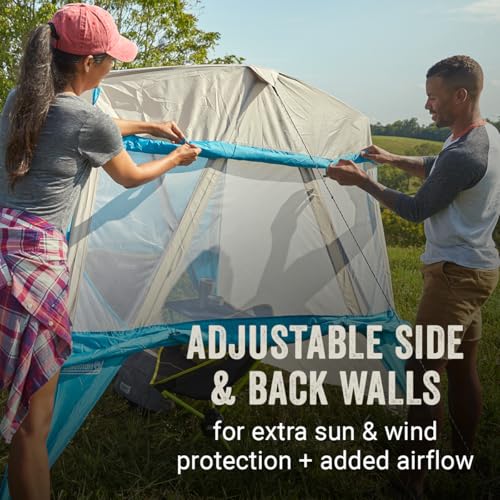 Coleman Backpack Sun Shelter, Portable 7x7ft Canopy Tent with Easy Setup, Lightweight Shade Tent for Beach, Park, Sideline...