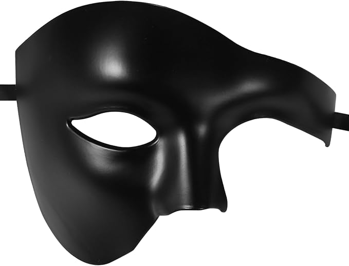 OIDEA Masquerade Mask for Men: Phantom Of The Opera Mask Plastic Costume Party Prom Ball Mardi Gras Venetian Half Face Mask