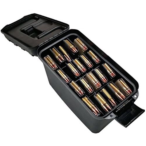Case Club x20 Rifle Magazine (.223/5.56) Storage Box Lockable, Water-Resistant with Top Storage Compartment