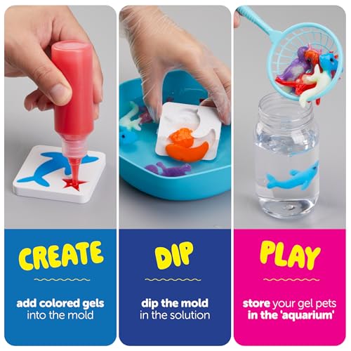 Dan&Darci Aqua Fairy Water Gel Kit for Kids - Magic Elf Toy Kits - Waters Pets - DIY Squishy Maker Set - Craft for Kids - ...