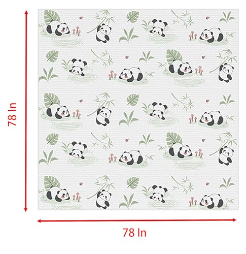 YIKANGHENG Disposable Waterproof Camping Blanket, 78 Inch x 78 Inch Plastic Picnic Mat for Beach and Park Camping (L)