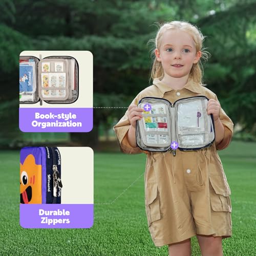 StBernard Small First Aid Kit for Kids and Adults, Medical Kit with Digital Thermometer for Home, Travel, Hiking, Backpac...