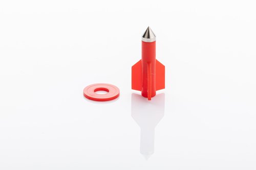 Mercury Rise Steel Tip Dart and Gasket (100 Count, .50 Cal Steel Tip Darts and Gaskets)