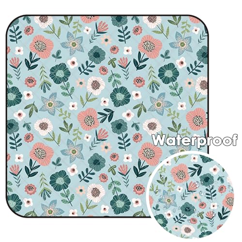 ODESUN 80"x60" Waterproof Picnic Blanket Large Outdoor Camping Blanket Foldable Picnic Camping Blanket Thicker Machine Was...