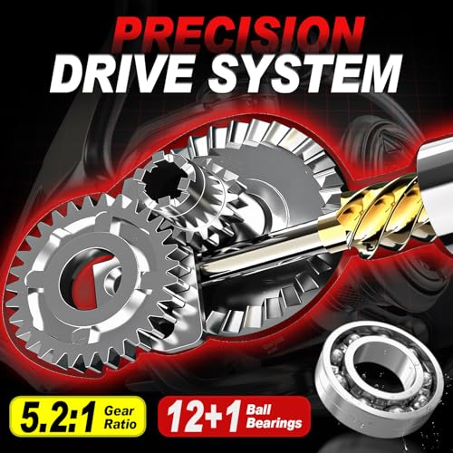 Sougayilang Spinning Reel - 5.2:1 Gear Ratio, 12+1 Bearings Freshwater Saltwater Fishing Reel, Ultra-Smooth CNC Aluminum S...
