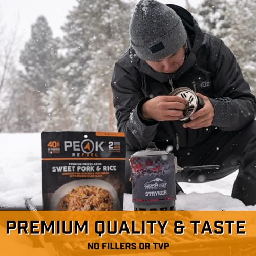 Peak Refuel Sweet Pork and Rice | Freeze Dried Hiking, Backpacking and Camping Meals | Amazing Taste | Real Meat | High-Pr...