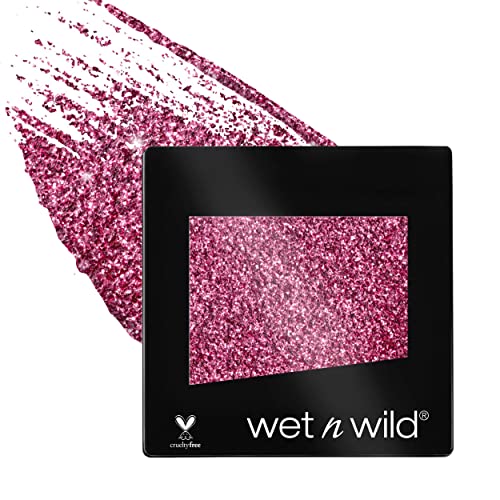 wet n wild Color Icon Eyeshadow Glitter - Ultra-Pigmented, Vitamin E Infused for a Silky-Smooth Moisturizing Application, ...
