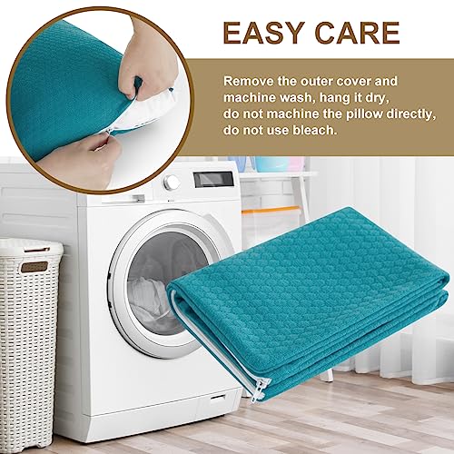 Ivellow Memory Foam Travel Pillow Compressible Camping Pillow for Sleeping Shredded Memory Foam Pillow Compact Firm Suppor...