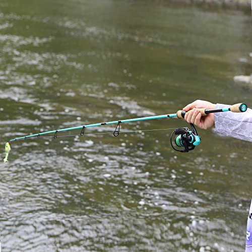 Sougayilang Fishing Rod and Reel Combo, Medium Fishing Pole with Spinning Reel, Baitcaster Combo, SuperPolymer Handle