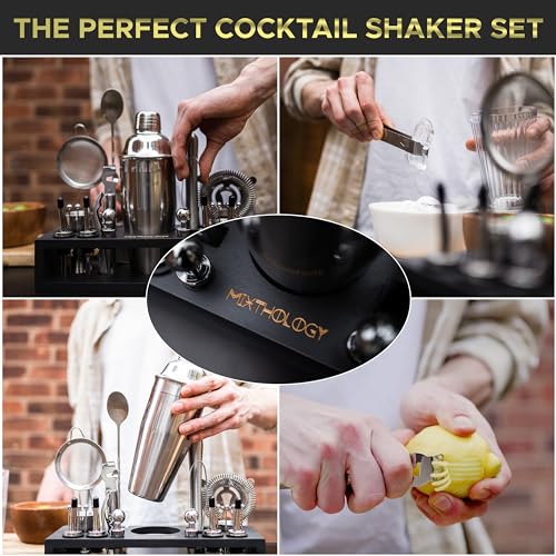 Mixology Bartender kit | 31 Piece Professional Bartender Set by Mixthology - bar Tools, Accessories, and bar Sets for The ...