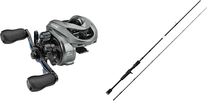 KastKing Kestrel Baitcasting Fishing Reel & KastKing Crixus Fishing Rods
