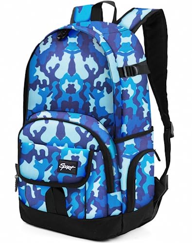 rickyh style School Backpack Travel Bag for Men & Women Lightweight College Back Pack with Laptop Compartmen