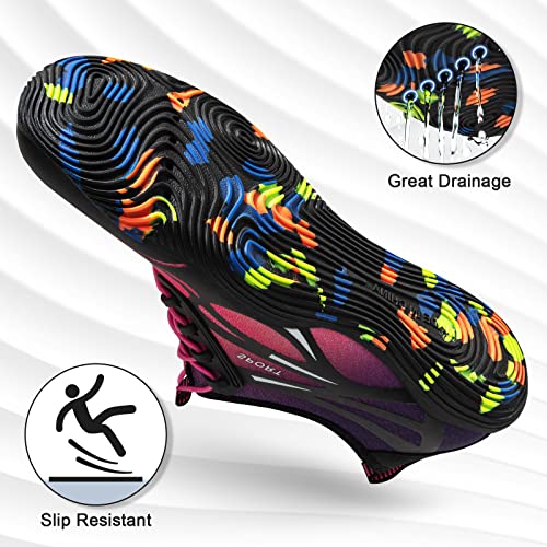 ATHMILE Water Shoes for Men Women River Shoes Adult Swim Beach Lake Pool Aqua Socks Barefoot Quick Dry for Hiking Surfing ...