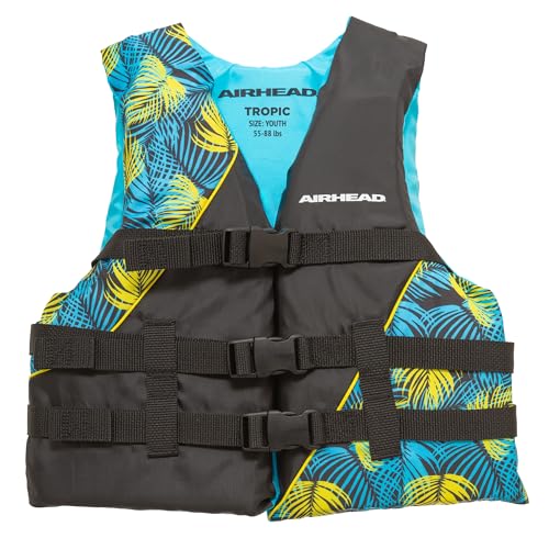 Airhead Tropic Life Jacket | Closed Sided PFD | Child, Youth and Adult