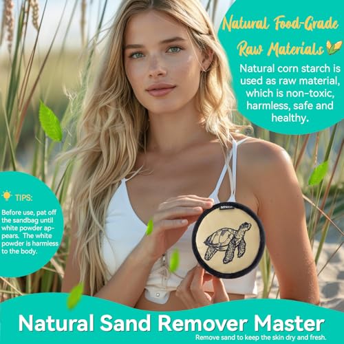 MNZZ Sand Remover Bag Travel Kit Quick Dry Portable Beach Accessories Pouch for Blanket Chair Cover Shell Umbrella Tent Ha...