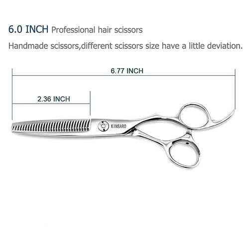 Barber Scissors Set Hair Scissor Set 6 Inch Hair Shears Professional Haircut Scissors Thinning Shear Japan 440C Kinsaro