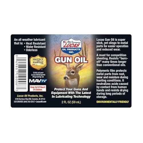 Lucas Oil 10006 Gun Oil, 2 oz, Case of 18