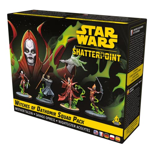 Star Wars Shatterpoint Witches of Dathomir SQUAD PACK - Tabletop Miniatures Game, Strategy Game for Kids and Adults, Ages 14+, 2 Players, 90 Minute Playtime, Made by Atomic Mass Games
