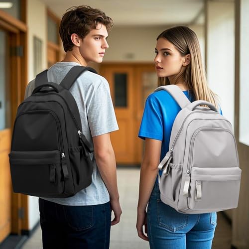 winspansy Small Backpack For School Girls Boys Aesthetic Lightweight Travel Daypack Simple Cute Backpack For Women Men Col...