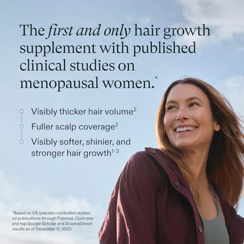 Nutrafol Women's Balance Hair Growth Supplements, Ages 45 and Up, Clinically Proven for Visibly Thicker Hair and Scalp Cov...