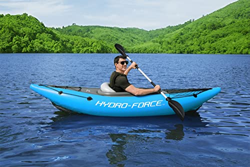 Bestway Hydro Force Inflatable Kayak Set | Includes Seat, Paddle, Hand Pump, Storage Carry Bag | Great for Adults, Kids an...