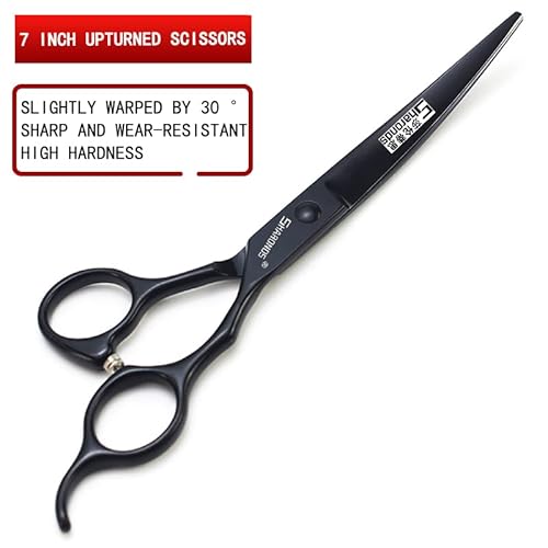 SHARONDS 7 Inch Stainless Steel Professional Barber Scissors Hair Thinning Scissors Hairdresser or Home Hairdresser Variant/Hybrid Scissors (7 inch-3pc)