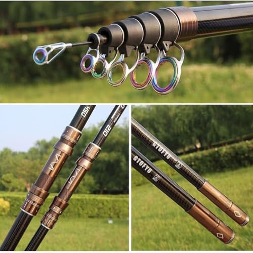 7Ft 9Ft 12Ft 13Ft 14Ft 15Ft Telescopic Fishing Rod Carbon Portable Spinning Fishing Pole for Boat Saltwater and Freshwater...