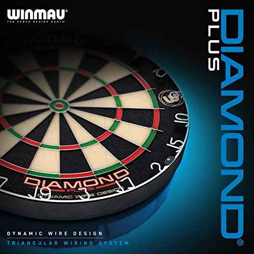 Winmau Diamond Plus Dart Board - Surround Set | Cabinet Set | Dartboard - Professional Darts Accessories - Variety of Options