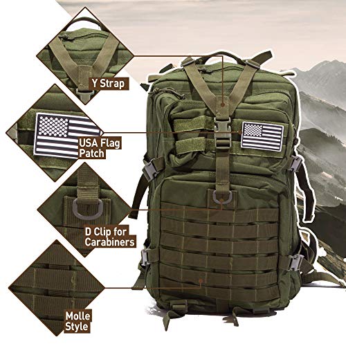 Sirius Survival 50L Expeditionary Tactical Backpack - Large Molle Bag