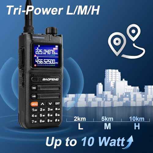 BAOFENG UV26 Ham Radio 10W (New Gen 5RM) Long Range Handheld Rechargeable Walkie Talkies with Programming Cable,Speaker Mic,Earpiece & 2500mAh Type-C Battery,Multi-Band Two-Way Radio, 2 Pack Full Kit