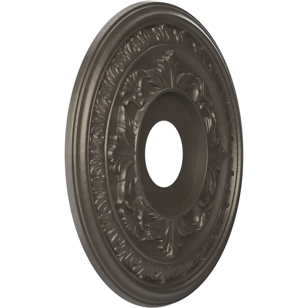 Ekena Millwork Cmp16Badst Baltimore Thermoformed Pvc Ceiling Medallion (Fits Canopies Up To 6 1/2), 16Od X 3 1/2Id X 1P, Univers