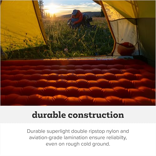 Big Agnes Rapide SL - Insulated Sleeping Pad, Ultralight, All Season Compact Backpacking and Hiking, Pumphouse Sack Includ...