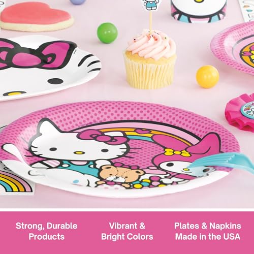 Hello Kitty Birthday Decorations - Hello Kitty Party Decorations - Plates, Napkins, Tablecloth, Checklist - Party Supplies...