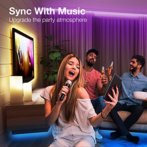DAYBETTER LED Strip Lights 400 ft, Smart Light with App Remote Control, RGB LED Lights for Bedroom, Music Sync Color Chang...