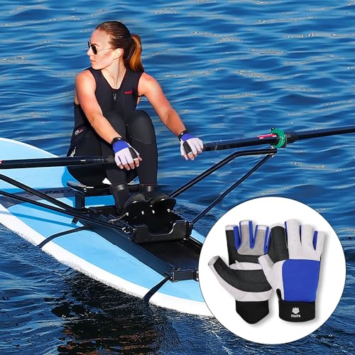 FitsT4 Sports Sailing Gloves 3/4 Finger and Grip Great for Sailing, Yachting, Paddling, Kayaking, Fishing, Dinghying Water...