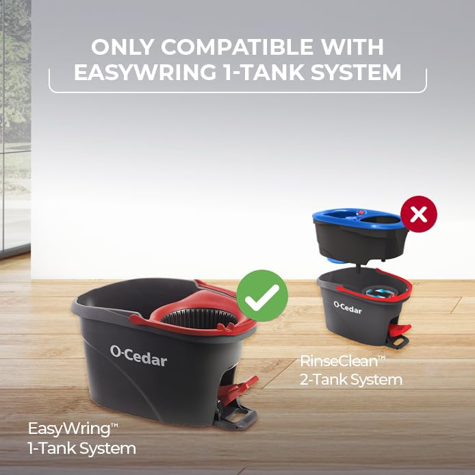 O-Cedar EasyWring Spin Mop Head Refill (Pack of 6)