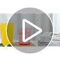 AKMQYM BPA-Free Plastic Tumblers 8 Pack (8x22oz) | Reusable Dishwasher Safe | Stackable Shatterproof Cups | Plastic Drinkw...