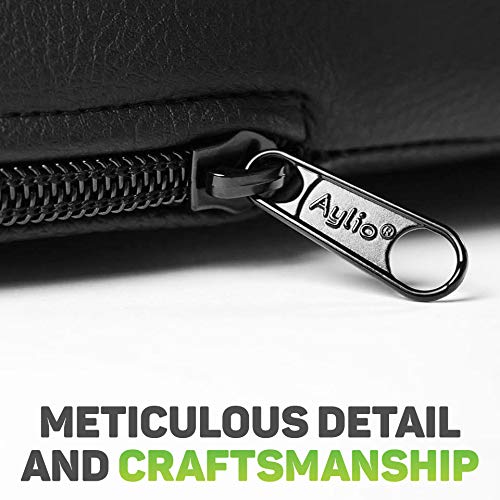 Aylio Socket Seat Cushion for Sit Bone and Back Pain Relief, Butt, Tailbone, Hip, Hamstring, Posture Support - Memory Foam Comfort Ischial Tuberosity Pillow for Desk Chair or Car
