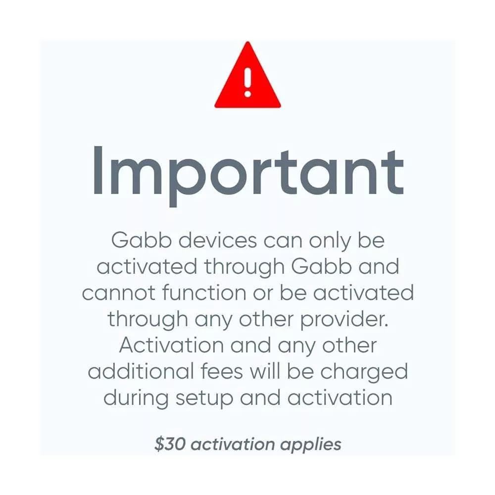 Gabb Watch 3e - Smart Watch for Kids, GPS Tracker, No Social Media or Internet, Fees Required (Dark Gray)